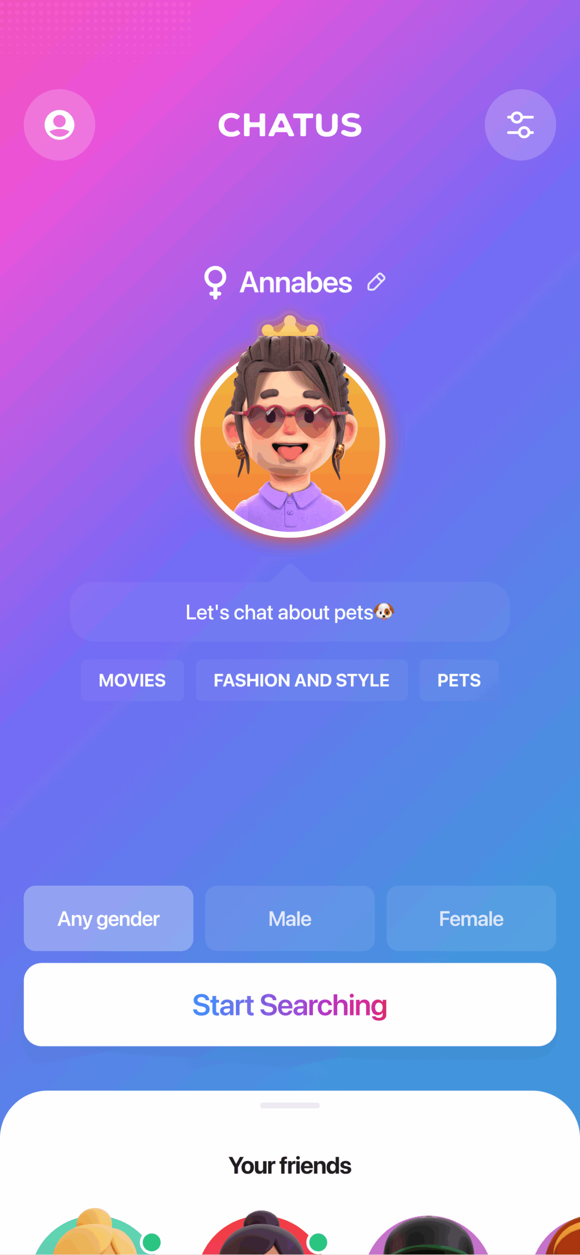 Chatus App screenshot